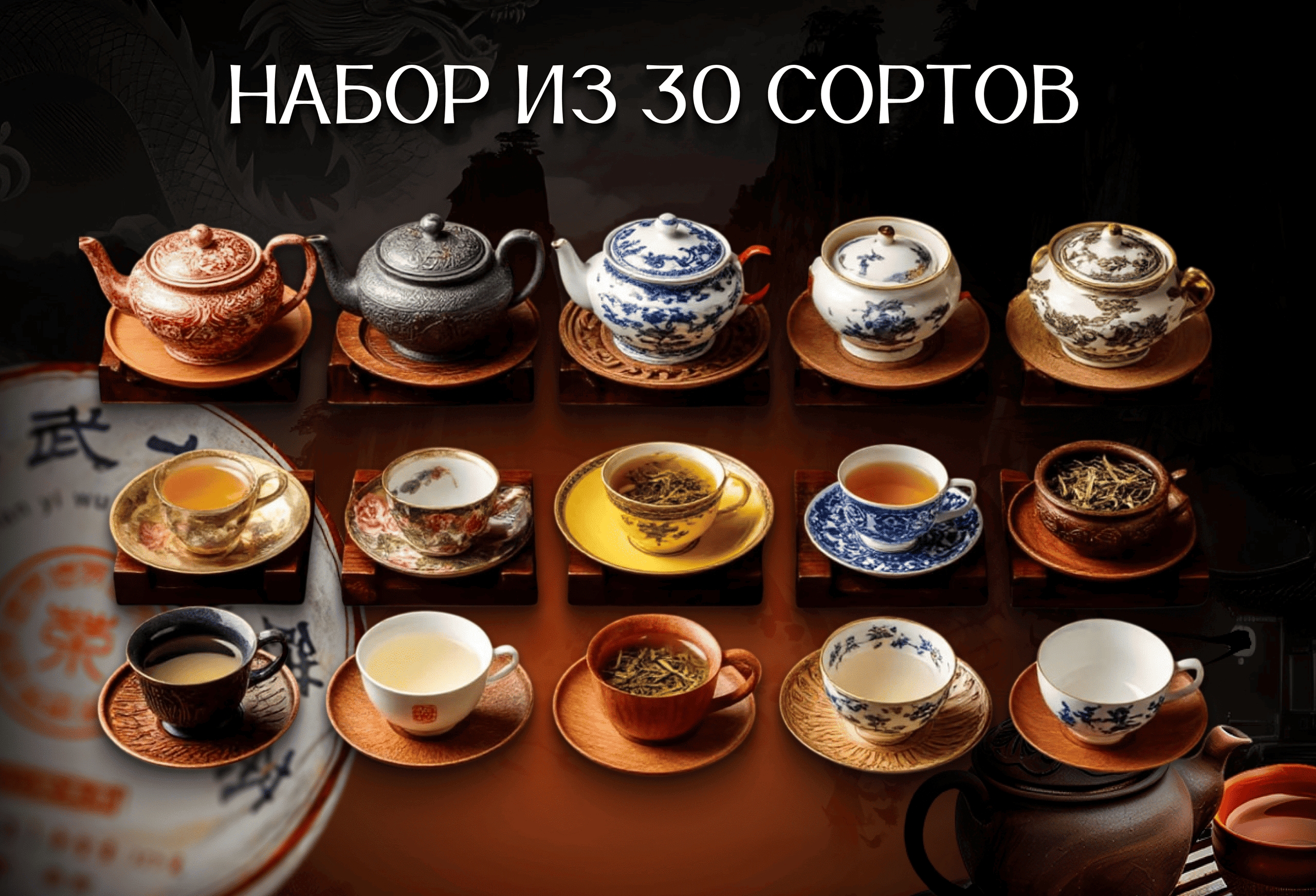 Большой набор из 30 сортов